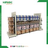 Heavy Duty Cold-Rolled Steel Rack Gondola Supermarket Shelf