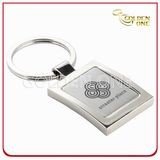 Customized Square Shape Engraving Souvenir Metal Key Chain