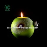 Single Color Glass Candle Cup by SGS (KL140228-16B)