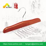 Wooden Tie & Belt Hangers with Folding Hooks