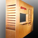 Shop Fitting Counter Display Slot Wall Store Interior Decoration