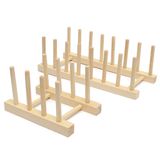 Eco-Friendly Kitchenware Wooden Foldable Dish Rack