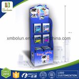 Cardboard Advertising Floor Display Stand for New Products Promotion