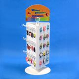 Shop Pop Counter Steel Pegboard Swivel Display Rack (PHD8012A)