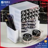 Custom Rotating Black Acrylic Lipstick Holder