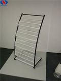 4 Layer Customized Movable Newspaper Magazine Journal Metal Display Rack