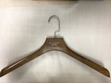 High Quality Wood-Like Finish, Grain Plastic Hanger for Clothes