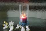 Glass Candle Holder