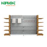 European Style Metal Supermarket Gondola Shelf Display Rack
