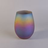 Iridescent Candles Holder Glasses