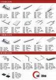 Slat System Fixtures Slatwall Accessories Hook Shopping Fitting