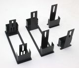 Powder Coating Black Wall Mounting Bracket-Manufacture Stamping Part-Precision Part