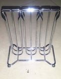 Chrome Plated Metal Wire Coffee Capsule Stand for 24 Cups Nescafe Dolce Gusto Pods