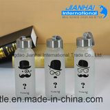 Travel Mug Hand Portable Glass Water Bottle with Cloth Cover