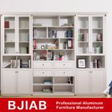 Customized White Oak Modern Metal Home Furniture Aluminum Office Bookcase