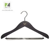 Beech Wood Garment / Cloth Hanger with Anti-Slip Velvet