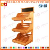 Wooden Supermarket Vegetable and Fruit Display Stand Rack Shelf (Zhv3)