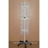 Floor Standing Metal Wire Card Revolving Display (PHY2003)