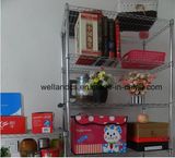 Easy Cleanable Chrome Adjustable Book Display Wire Shelf (CJ9035180A5E)