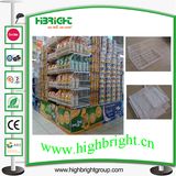 Cash and Carry Supermarket Wire Stacking Basket with Beveled Edge