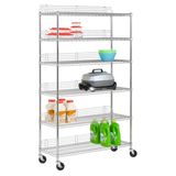 NSF 6 Shelf Stainless Steel Shop Store Display Storage Wire Rack Shelving 1200 X 450