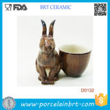 Popular Rabbit Decorative Porcelain Egg Cup