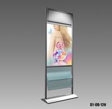 Aluminum Display Stand Banner Poster Shelf