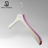 Printed Side Wooden Clothes Hanger for Men