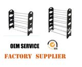 Sr00610XL 2018 Hottest 10 20 30 40 50 Pairs 10 Layer DIY Folding Cheap Plastic and Iron Pipe Stacking Shoe Rack