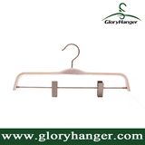 White Laminated Hanger with Clips for Cloth Shop (GLLH02)