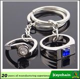 Valentine's Day Gift Ffinger Ring Key Chain for Lovers