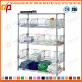 Chrome Ikea Kitchen Bathroom Storage Shelving Wire Mesh Shelf (Zhw155)