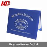 Navy Classic PU Leatherette Certificate Folder Book Style