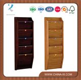 Wall Mounted File Holder with 5 Tiered Pockets