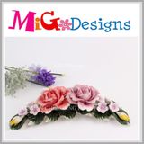 2017 Hot Selling Beautiful Ceramic Flower Hand Made Candle Holder