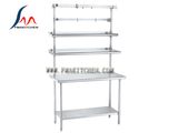 Table with up Shelves