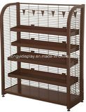 Store Fixture Brown Color Supermarket Shelf with Grid Rack
