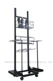 New Design Movable Portable Detachable Umbrella Display Rack Metal Wire Stand