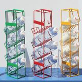 Mineral Water Beverage Metal Hanging Display Rack