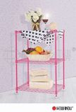 DIY 3-Tier Adjustble Mini Metal Storage Rack