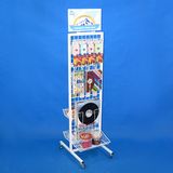 Floor Standing Metal Gridwall Wire Display Rack (PHD8038)