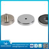 Permanent Round Pot Ferrite Magnet Magnetic Holder