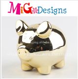 Aureate Elegance of The Pig Ceramic Money Bank