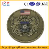 Antique Lion Embossed Military Metal Challenge Coin in America