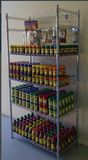 Epoxy Coated Metal Wire Display Shelving for Market & Showroom Application