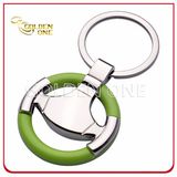 Plastic & Metal Steering Wheel Keyring Gift for Car