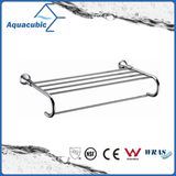 Wall-Mounted Chromed Double Towel Shelf (AA6918B)