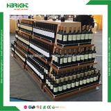 Luxury Supermarket Wine Gondola Shelving Rack
