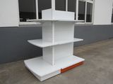 Supermarket Double Shelf with End Shelf