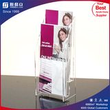 3-Tiers Slatwall Acrylic Brochure Holder